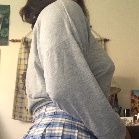 Cropped Grey Old Navy Sweater - Picture 2 of 3